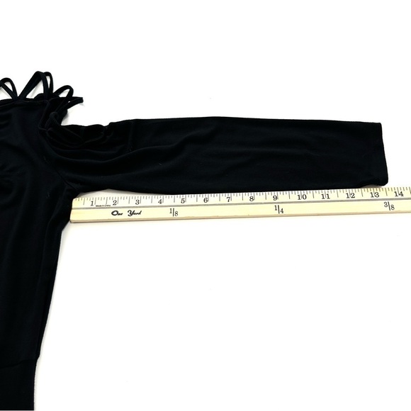 American Eagle Outfitters NWT Women’s S Black Dress With Cold Shoulder Cutouts - Picture 9 of 11
